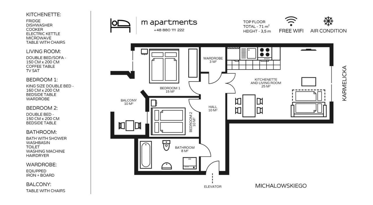 M Apartments Krakow Luaran gambar